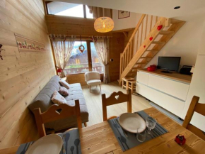 Duplex rénové avec balcon et garage à La Clusaz - FR-1-459-45